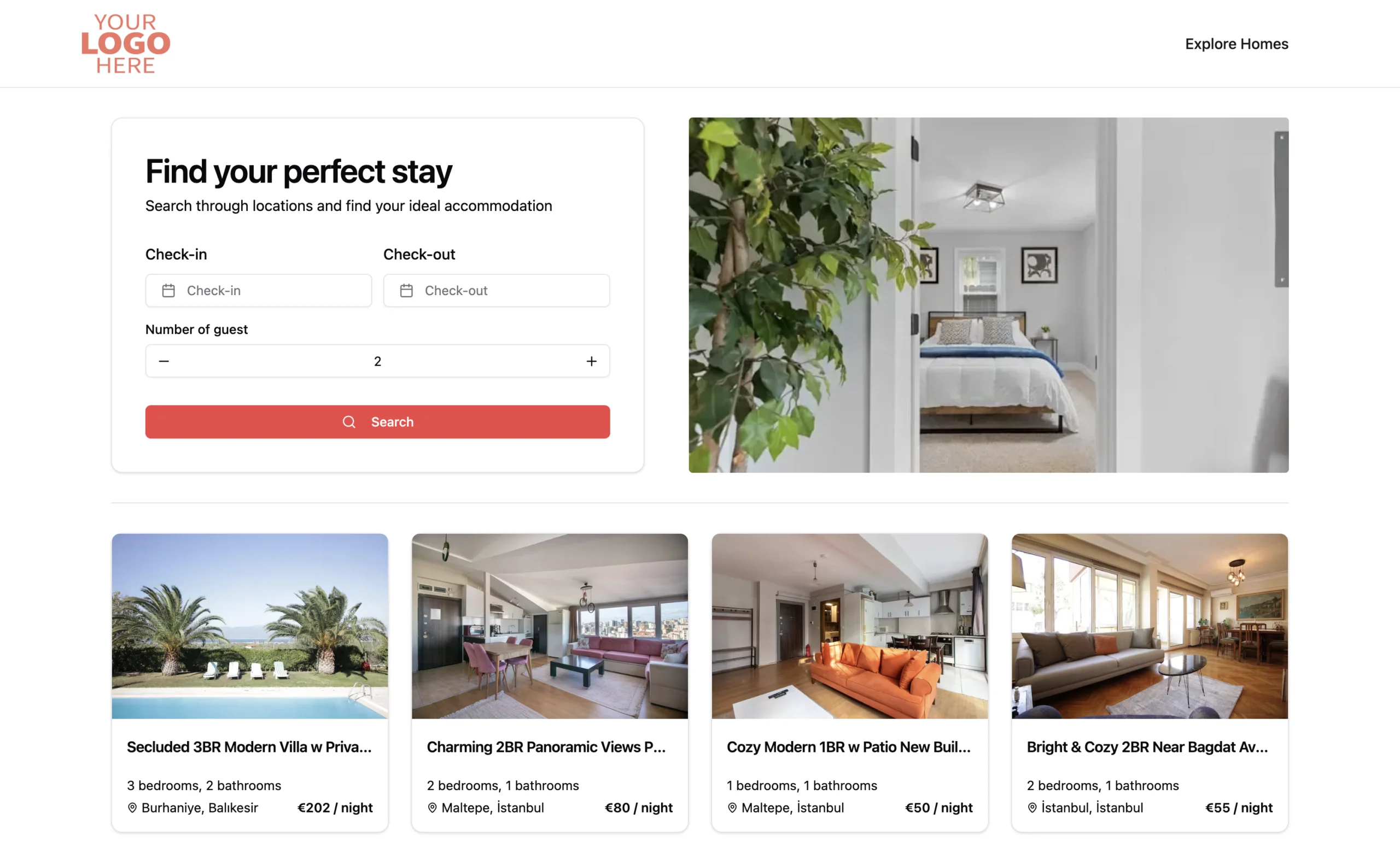 direct booking website