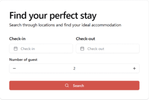 direct booking website calender