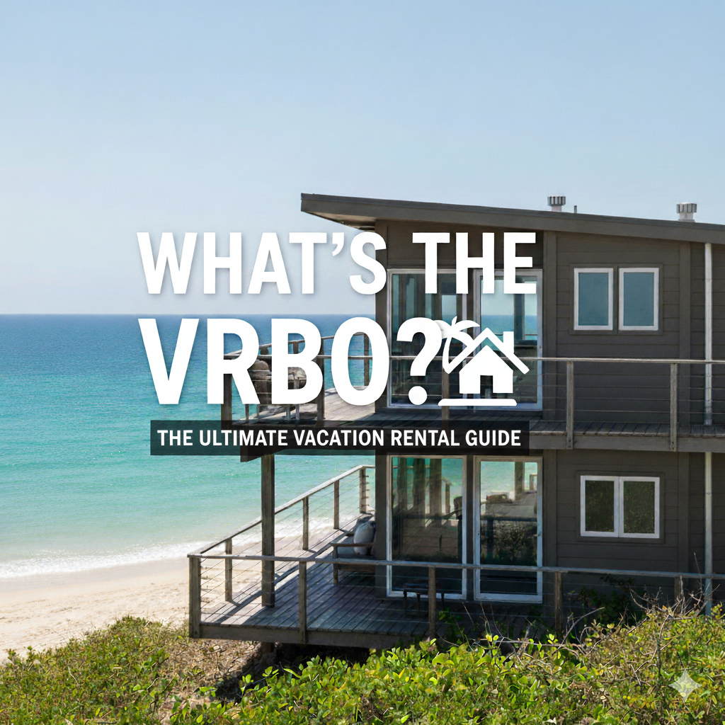 Beachfront vacation home listed on VRBO